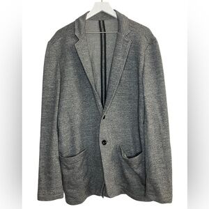 NEW Mens’ Faherty Inlet Knit Blazer XL Sport Coat 2 Button Slim Fit Grey Malange
